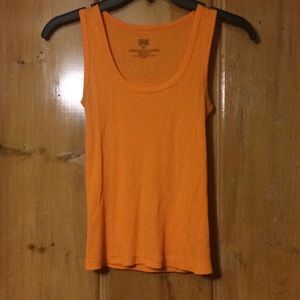 Plain orange tank top